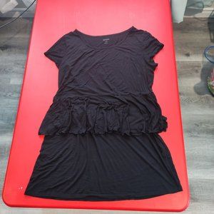 Kensie black stretchy dress women's size XL